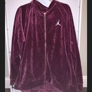 Mens Air Jordan Velour Jacket Retro New Size 2XL